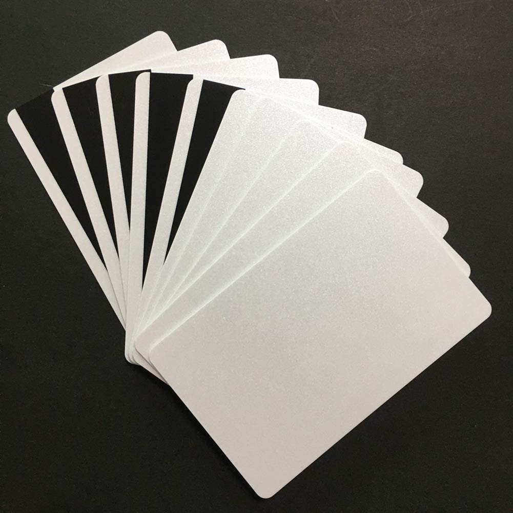 Amazon.com : SLE4442 Chip Pearl White Cards with Hi-Co Magnetic